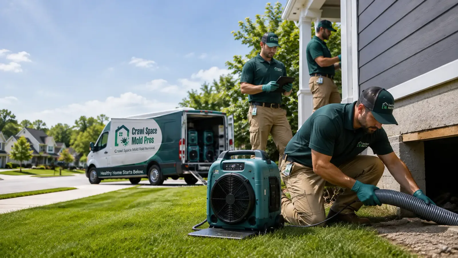 Crawl Space Mold Removal in Gilcrest, CO